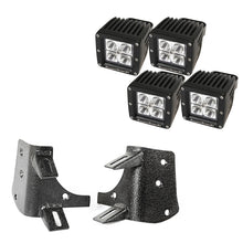 Load image into Gallery viewer, Rugged Ridge 97-06 Jeep Wrangler TJ/LJ 3in Square Dual A-Pillar LED Kit Rugged Ridge
