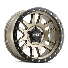Load image into Gallery viewer, Dirty Life 9309 Canyon Pro 17x9/5x127 BP/-12mm Offset/71.5mm Hub Satin Gold Wheel - Beadlock
