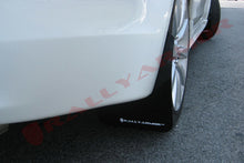 Load image into Gallery viewer, Rally Armor 07-17 Mitsubishi Lancer Black UR Mud Flap w/ White Logo Mud Flaps Rally Armor   
