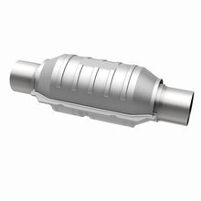 Load image into Gallery viewer, MagnaFlow Conv Univ 3in Inlet/Outlet Center/Center Round 9in Body L x 5.125in W x 13in Overall L
