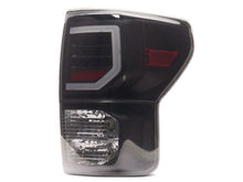 Load image into Gallery viewer, Raxiom 07-13 Toyota Tundra Axial Series Dual C-Shape LED Tail Lights- Black Housing- Smoked Lens | TU9917
