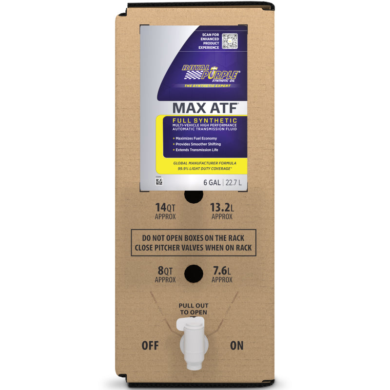 Royal Purple Max ATF Automatic Transmission Fluid - 6 Gallon Bag-In-Box Royal Purple
