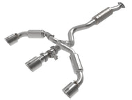 aFe 23-24 Toyota GR Corolla L3 1.6L (t) Gemini XV 3in to 2-1/2in Cat Back Exhaust w/ Polished Tips Catback aFe   