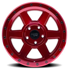 Load image into Gallery viewer, Dirty Life 9315 Compound 17x9 / 6x139.7 BP / -12mm Offset / 106mm Hub Crimson Candy Red Wheel
