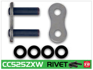 RK Chain CC525ZXW-RIVET - Chrome | CC525ZXW-RL