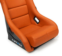 Load image into Gallery viewer, NRG FRP Bucket Seat w/Brown Vinyl Material - Large | FRP-302BR-V
