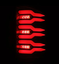 Load image into Gallery viewer, AlphaRex 07-14 Chevrolet Silverado 1500/2500HD/3500HD Luxx-Series LED Tail Lights Black/Red AlphaRex
