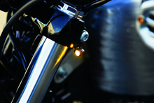 Load image into Gallery viewer, Kuryakyn Kellerman Atto Clear Lens Amber Satin Black Misc Powersports Kuryakyn   
