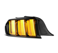 Load image into Gallery viewer, AlphaRex 15-23 Ford Mustang NOVA-Series Prismatic LED Tail Lights Black-Clear AlphaRex
