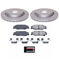 Power Stop 06-09 Cadillac XLR Rear Z17 Coated Brake Kit Brake Kits - Performance Blank PowerStop   