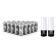 Mishimoto Steel Locking Lug Nuts M14x1.5 24pc Set Silver | MMLG-M14-24LSL