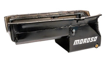 Load image into Gallery viewer, Moroso Pre-80 Chevrolet SBC/Dart Little M Power Pouch Wet Sump 7qt 8.25in Steel Oil Pan - Black Moroso
