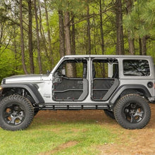 Load image into Gallery viewer, Rugged Ridge Fortis Tube Door Covers Rear Pair Black 18-20 Jeep Wrangler JLU Rugged Ridge
