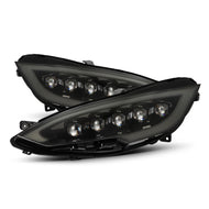 AlphaRex 12-21 Tesla Model S NOVA LED Proj Headlights Alpha-Black w/Actv Light & Seq.Sig / SB DRL AlphaRex