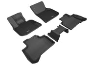 3D MAXpider 2018-2020 BMW X3 (G01)/X4 (G02) Kagu 1st & 2nd Row Floormats - Black | L1BM09201509