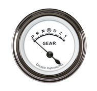 Classic White 2 1/8" Gear Indicator | CW06SLF