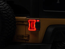 Load image into Gallery viewer, Raxiom 07-18 Jeep Wrangler JK Axial Series JL Style LED Tail Lights- BlkHousing- Red Lens Tail Lights Raxiom
