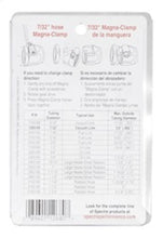 Load image into Gallery viewer, Spectre Magna-Clamp Hose Clamps 7/32in. (2 Pack) - Chrome Spectre
