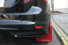 Load image into Gallery viewer, Rally Armor 12-19 Ford Focus ST / 16-19 RS Red Mud Flap w/White Logo Mud Flaps Rally Armor   
