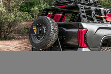 Load image into Gallery viewer, Go Rhino Swing-A-Way Hitch Mounted Tire Carrier (Lic. Plate Lights Not Included) - Textured Black Go Rhino

