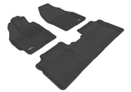 3D MAXpider 2010-2011 Toyota Prius Kagu 1st & 2nd Row Floormats - Black | L1TY04001509