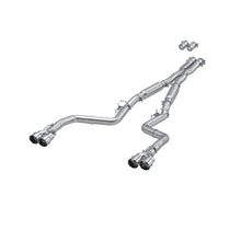 Load image into Gallery viewer, MBRP Exhaust S7113AL 3in. Cat-Back. Dual Rear Exit. Street Version. Aluminized Steel. Quad Tips. Exhaust System Kit MBRP Exhaust
