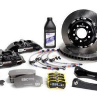 EBC Big Brake Kits EBC Racing 01-09 Porsche 911 (996/997) Black Apollo-6 Calipers 355mm Rotors Front Big Brake Kit