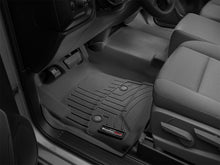 Load image into Gallery viewer, WeatherTech 14+ Chevrolet Silverado Front FloorLiner - Black | 445451
