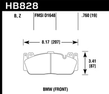 Load image into Gallery viewer, Hawk 12-17 BMW M6 / 14-17 BMW M6 Gran Coupe / 13-16 BMW M5 HPS 5.0 Front Brake Pads Brake Pads - Performance Hawk Performance   
