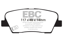 Load image into Gallery viewer, EBC 2009-2016 Hyundai Genesis Coupe 2.0L Turbo Ultimax2 Rear Brake Pads Brake Pads - OE EBC   
