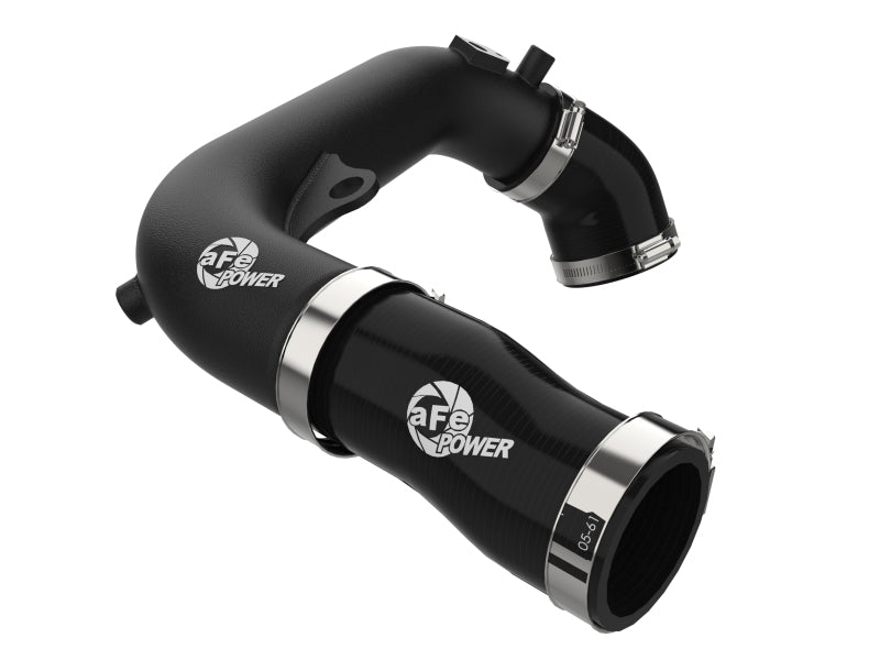 aFe AFE46-20778-B aFe 2024+ Jeep Wrangler JL L4-2.0L (t) BladeRunner 2-1/2in Aluminum Hot Charge Pipe - Black