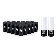 Load image into Gallery viewer, Mishimoto Steel Locking Lug Nuts M14x1.5 24pc Set Black
