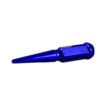 Load image into Gallery viewer, Mishimoto Steel Spiked Lug Nuts M12x1.5 20pc Set - Blue Lug Nuts Mishimoto   
