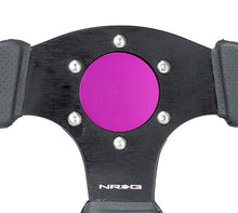 Load image into Gallery viewer, NRG Horn Delete Plate Flush Fitting - Purple | STR-150PP
