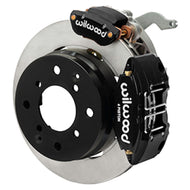 Wilwood 70-76 Porsche 914 Rear Powerlite Brake Kit Plain Face - Black Wilwood