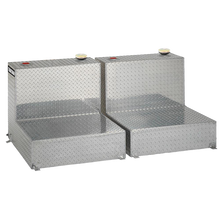 Load image into Gallery viewer, Tradesman Aluminum Twin L-Shape Liquid Storage Tank (96 Gallon Capacity) - Brite Truck Boxes &amp; Storage Tradesman   
