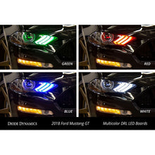 Load image into Gallery viewer, Diode Dynamics 18-23 Ford Mustang RGBW DRL LED Boards

