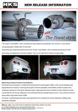 Load image into Gallery viewer, HKS 89-94 Nissan Skyline GT-R E-BNR32 RB26DETT URBAN MATTE Edition Super Turbo Muffler | 31029-AN012
