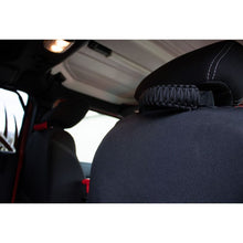 Load image into Gallery viewer, Fishbone Offroad Head Rest Paracord Grab Handles - Black Fishbone Offroad
