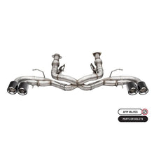 Load image into Gallery viewer, Corsa 2020-2024 Chevrolet Corvette C8 RWD 3in Track Cat-Back Delete Exhaust w/4.5in CF PolishedTips Catback CORSA Performance

