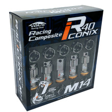 Load image into Gallery viewer, Project Kics R40 Iconix 14x1.50 Classical Lock &amp; Lug Nuts 16+4 (Blue Cap) Project Kics

