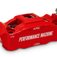 Performance Machine 125 x 4 Race Series Radial Mount Caliper with ARC - Right - Red Performance Machine