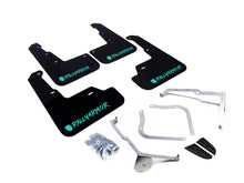 Load image into Gallery viewer, Rally Armor 15-21 Subaru WRX/STI Black UR Mud Flap w/Teal Altered Font Logo Mud Flaps Rally Armor   
