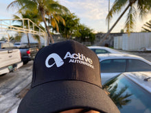 Load image into Gallery viewer, Active Autowerke Active Autowerke 6-Panel Black Snapback Hat

