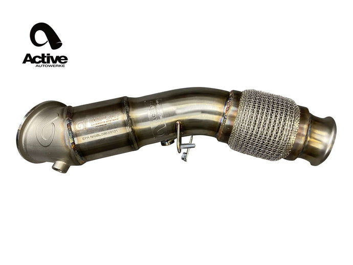 Active Autowerke 11-065 Active Autowerke BMW B46 F3X 230i 330i 430i and G2X 330e Catted Downpipe