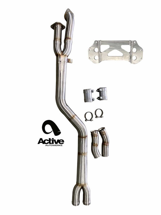 Active Autowerke 11-118 Active Autowerke G87 M2 Signature single mid-pipe with G87-brace