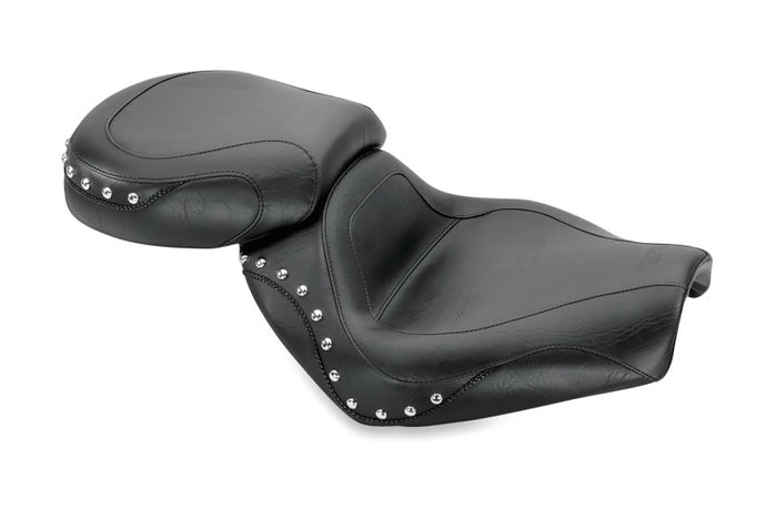 Mustang 04 Suzuki VZ1600 Marauder, 04-05 Boulevard M95 Sport Touring 2PC Seat w/Studs - Black Misc Powersports Mustang Motorcycle   