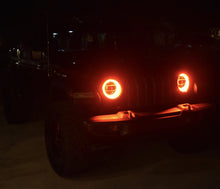 Load image into Gallery viewer, Oracle Jeep Wrangler JL/Gladiator JT LED Surface Mount Headlight Halo Kit - Amber
