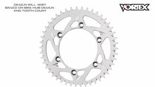 Load image into Gallery viewer, Vortex Racing 47 Tooth 520 Rear Sprocket - Silver | 254-47
