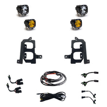 Load image into Gallery viewer, Baja Designs 19+ GMC 1500 S1 Fog Pocket Mount Kit Clear Spot / Amber Wide Cornering  w/ FREE SHIPPING
